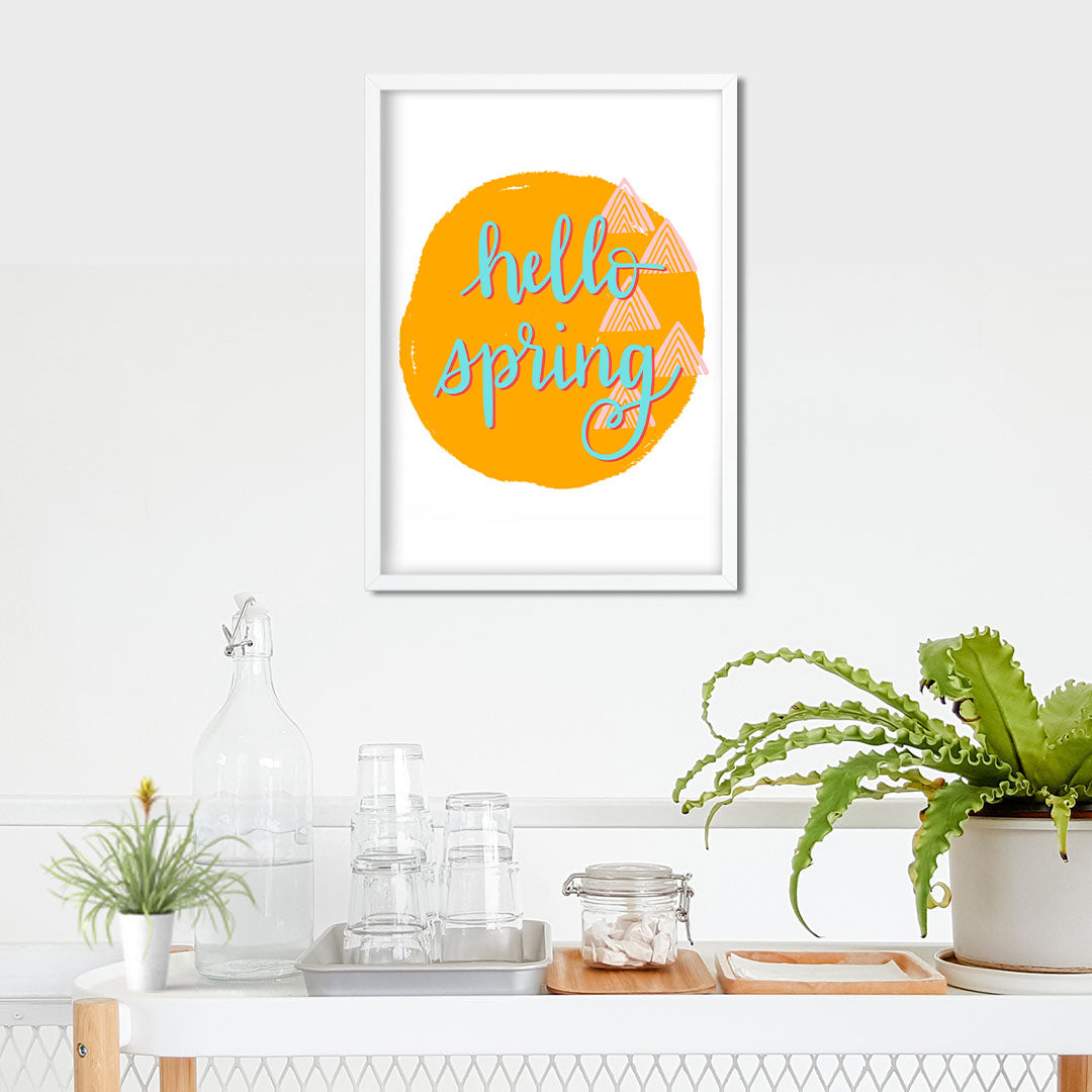 Hello Spring Print- Digital Download