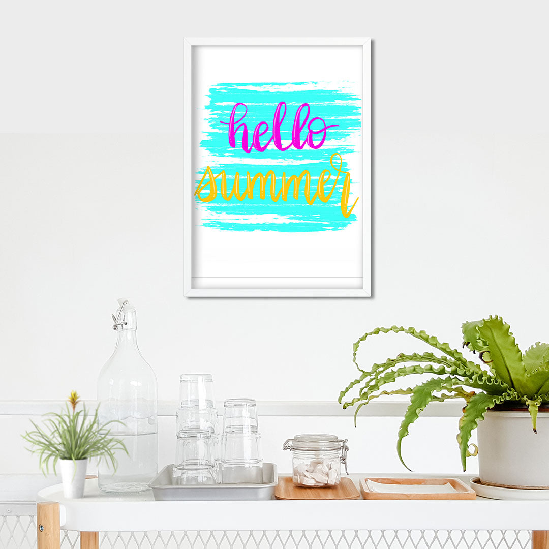 Hello Summer Print- Digital Download