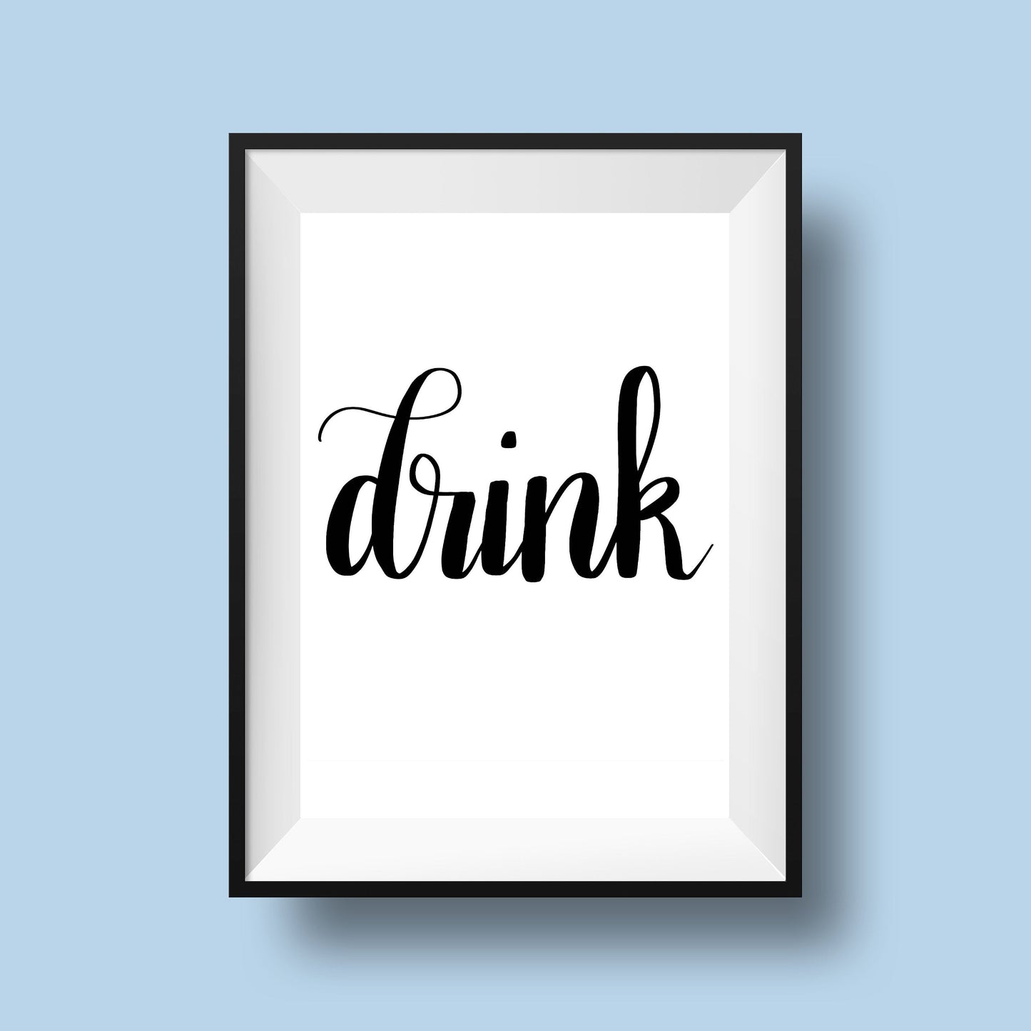 Hand Lettered Prints- Digital Download, Set of 8